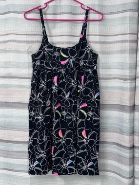 Roxy Cotton adjustable strap Dress Summer Beach XL junior